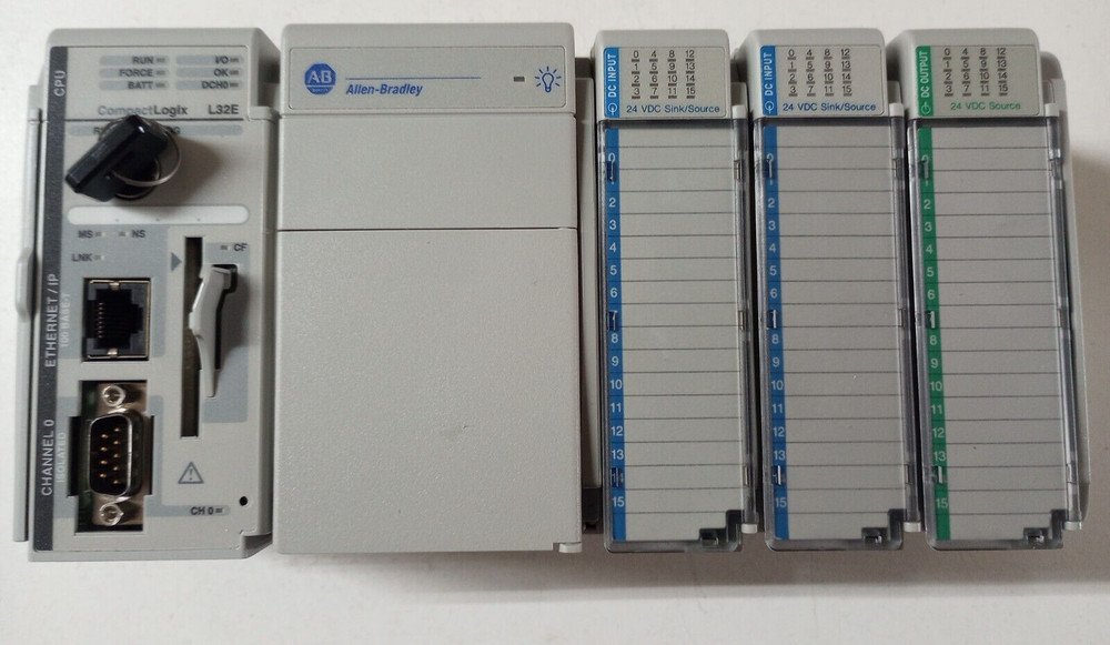 COMPACTLOGIX ALLEN BRADLEY RACK COMPLETE  SYSTEM  1769-L32E SYSTEM