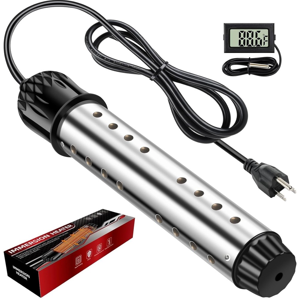 Smart Waterbed Heater with LED Digital Controller, 250W Waterbed Heating Pad