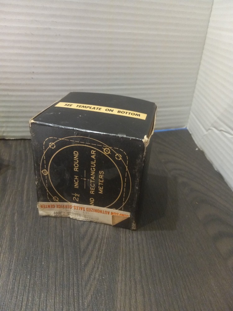Simpson Alternating Current Rectifier Type Milliamperes Meter