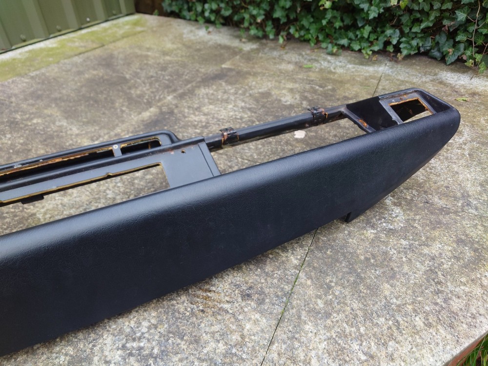 Jaguar XJS Dashboard LONG Centre Console Top Front Frame Assembly Black RHD