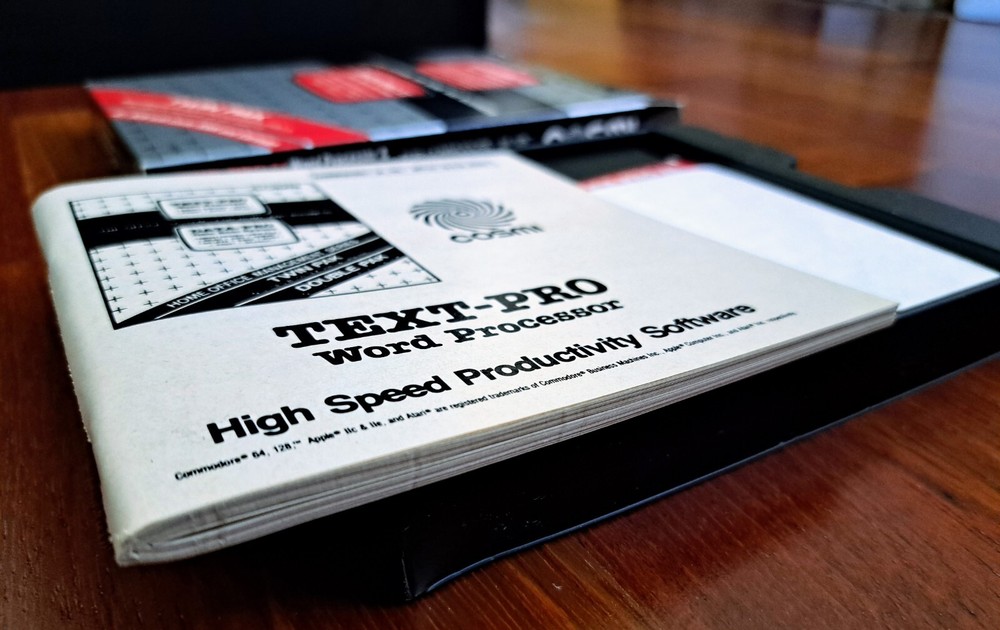 Text-Pro II & Data-Pro II, Cosmi, Database & Word Processor, Commodore & Atari