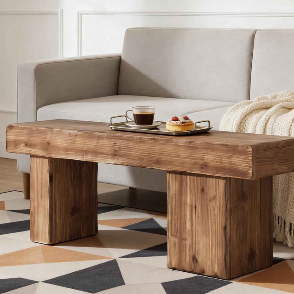 Solid Bench Kitchen Bench Shoe Bench End-of-bed Seat