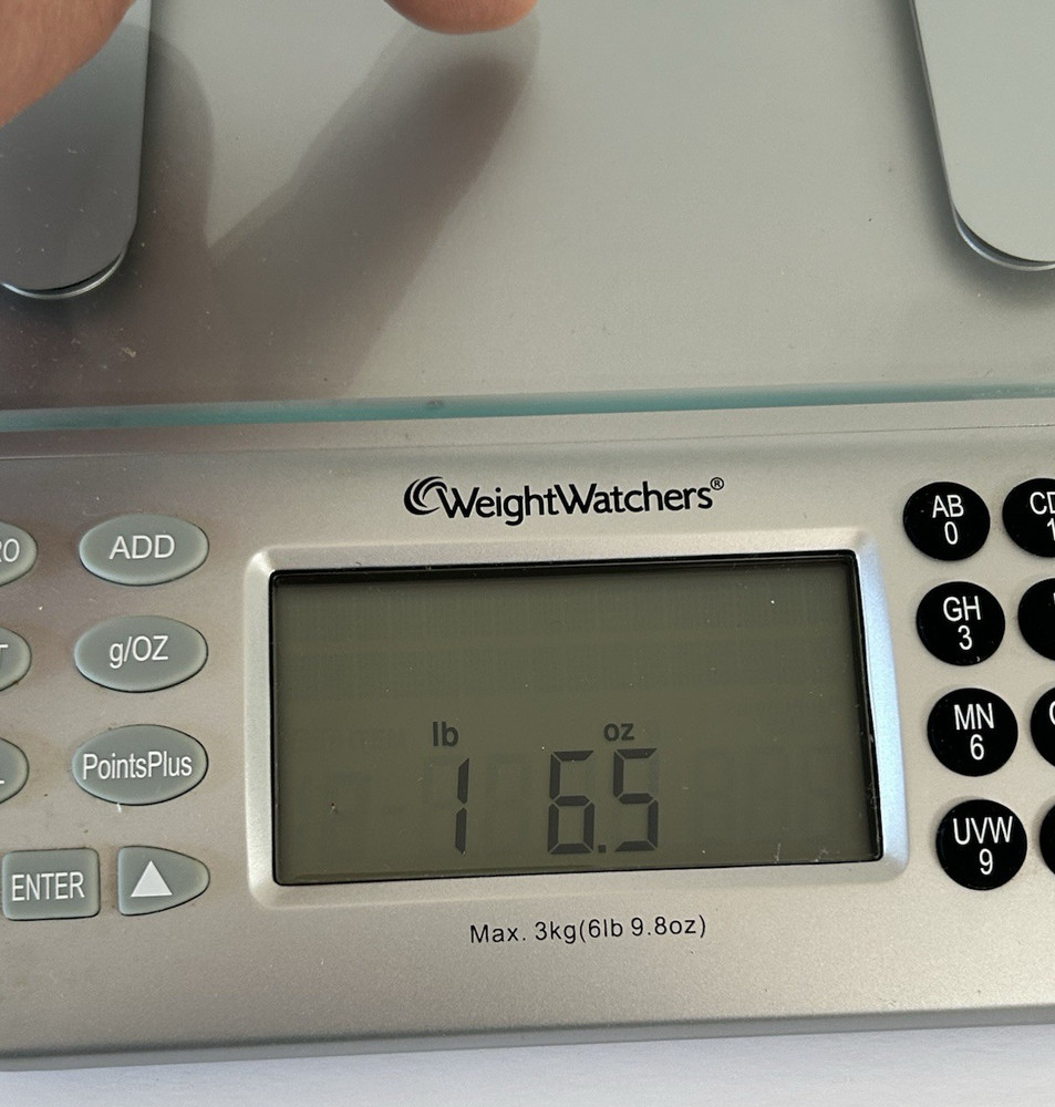 Weight Watchers Electronic Food Scale w Points Plus Values Database