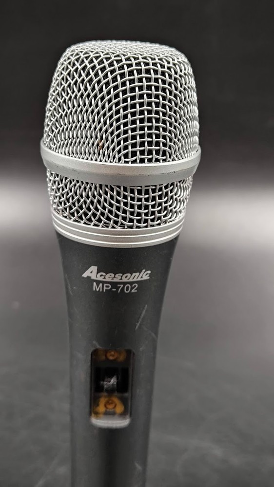 Acesonic MP-702 Microphone Used Working Black