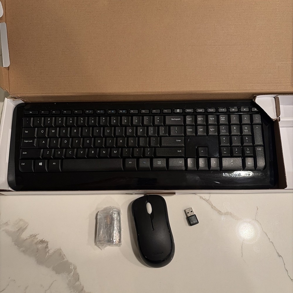 Microsoft Wireless Desktop 850 Wireless Keyboard w/ Mouse + USB Receiver Dongle