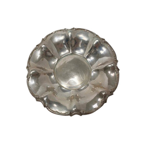 Sterling Silver Small Dish, 2.43ozt 6x1"