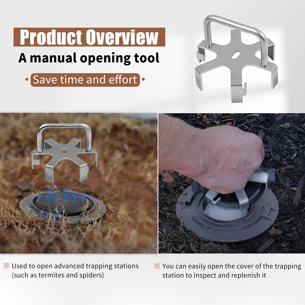 Advance Termite Bait Station Spider Access Metal Tool