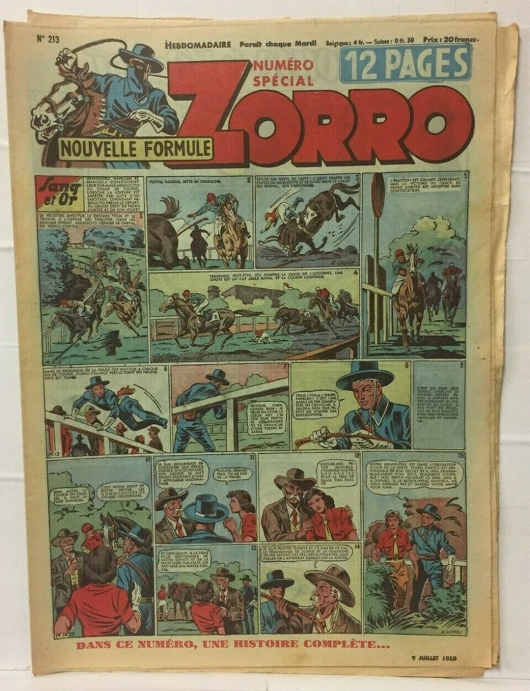 ZORRO - July 9, 1950 - No. 213