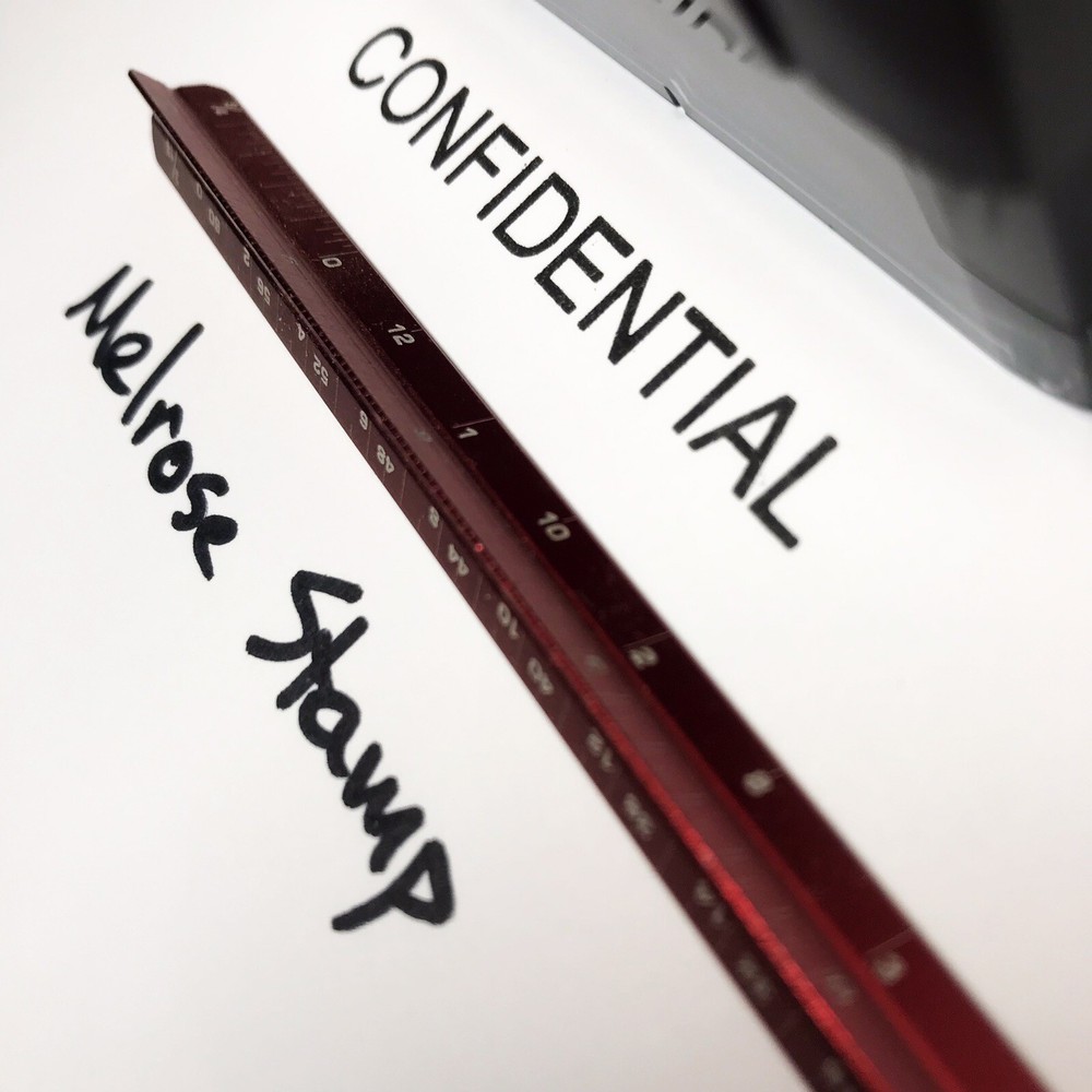 Confidential Rubber Stamp Black Ink Self Inking Ideal 4913