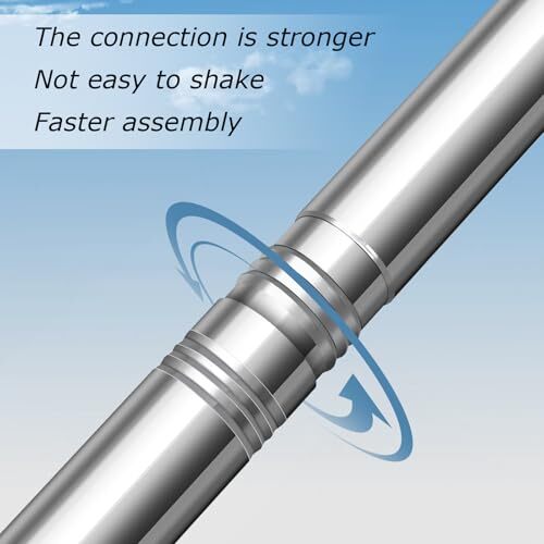Starlink Mini Pole Mount, with 0-30° Adjustable Starlink Pipe Adapter, 9ft