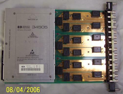 34505 RF Multiplexer Module for 50 Ohm - NEW - Hewlett Packard Agilent