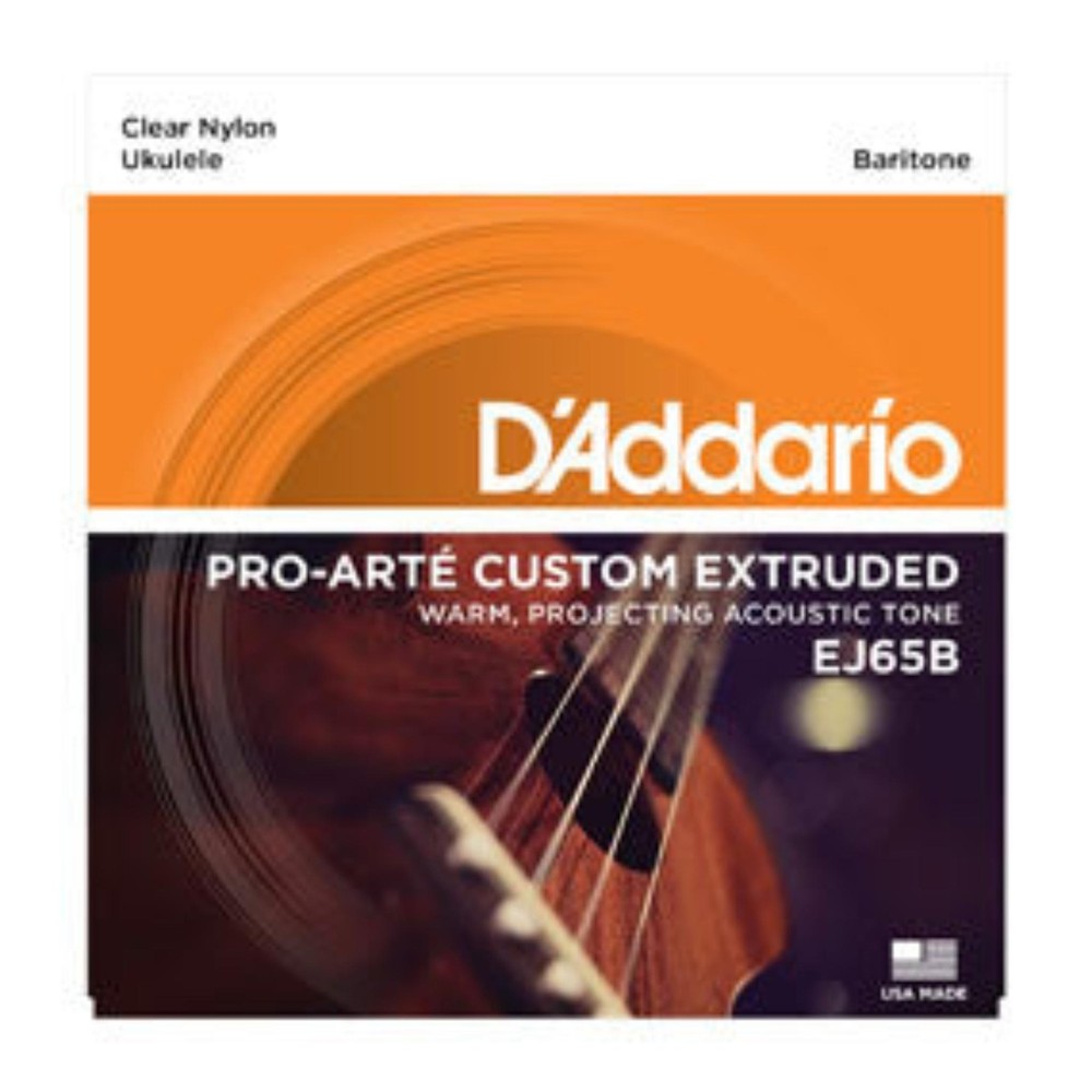 Used D'Addario EJ65B Pro-Arté Custom Extruded Ukulele, Baritone
