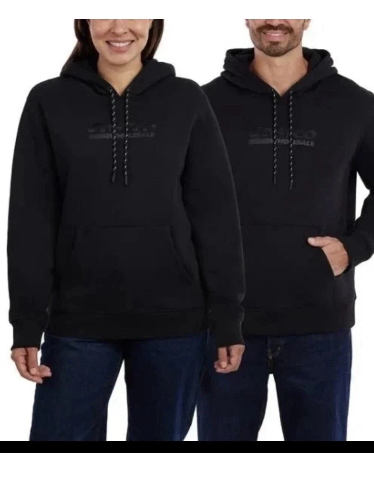 Kirkland Unisex Logo Hoodie Black New with Tags