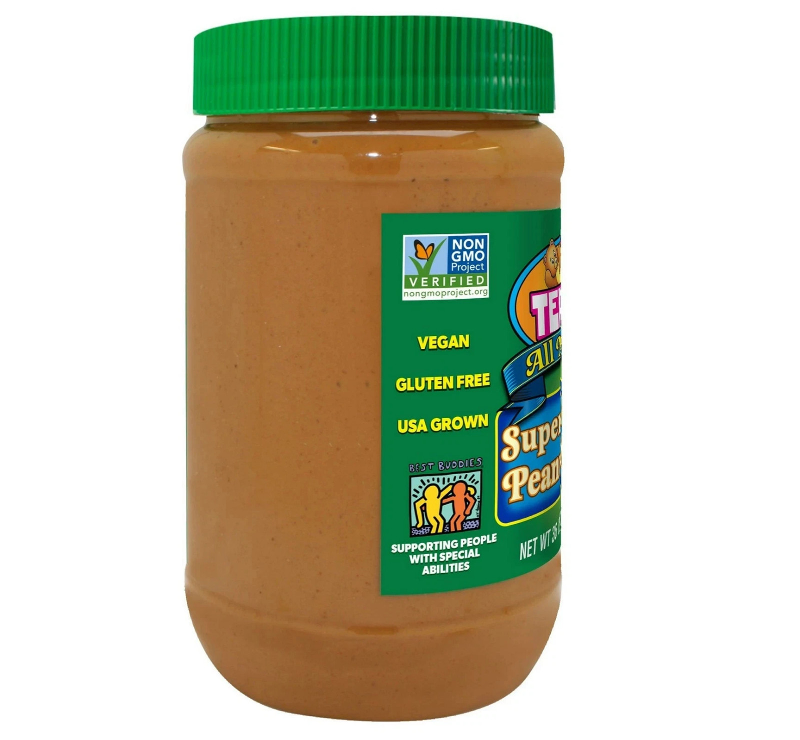 (2 pack) Teddie All Natural Super Chunky Peanut Butter, 36 oz