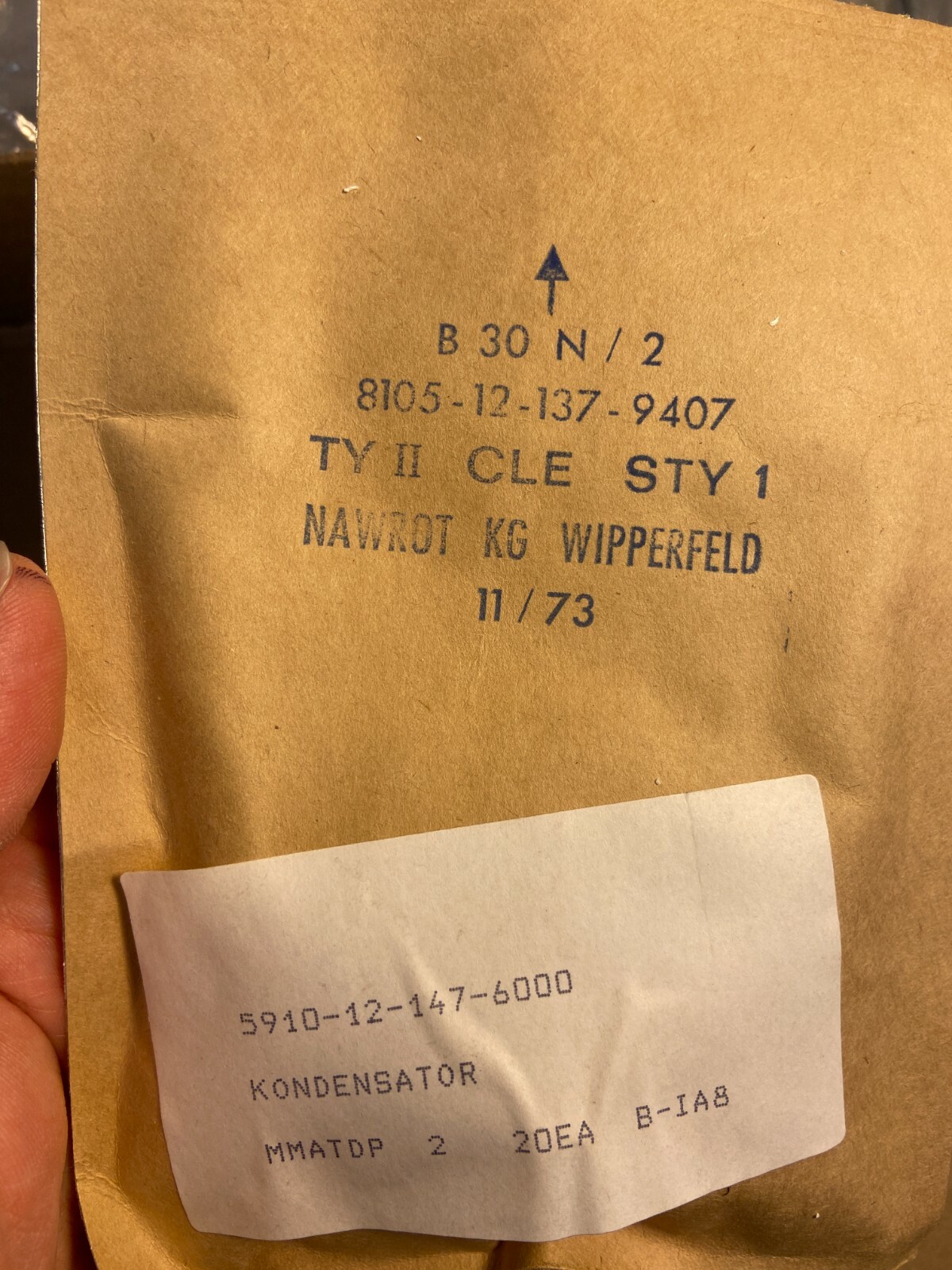 5 NOS Vintage Mullard .022 uf 400v Mustard Capacitors TESTED Epiphone Marshall