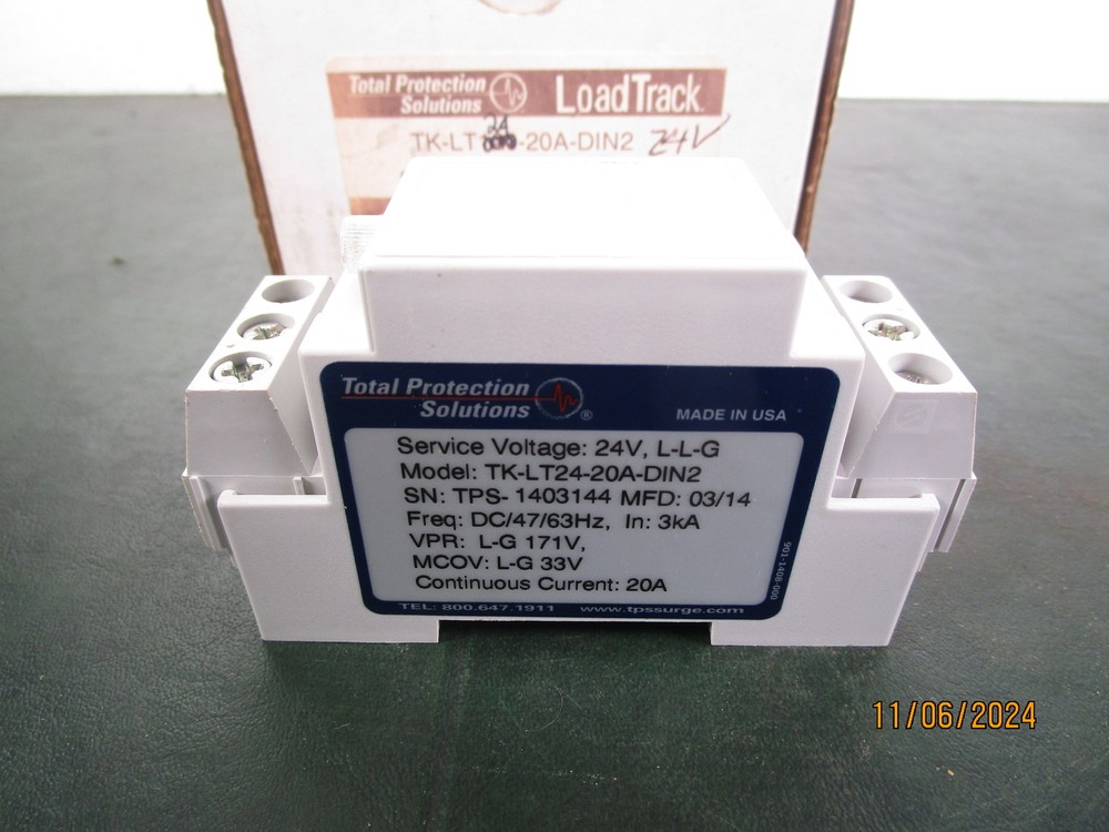 TPS TK-LT24-20A-DIN2 Surge Protective Device NOS