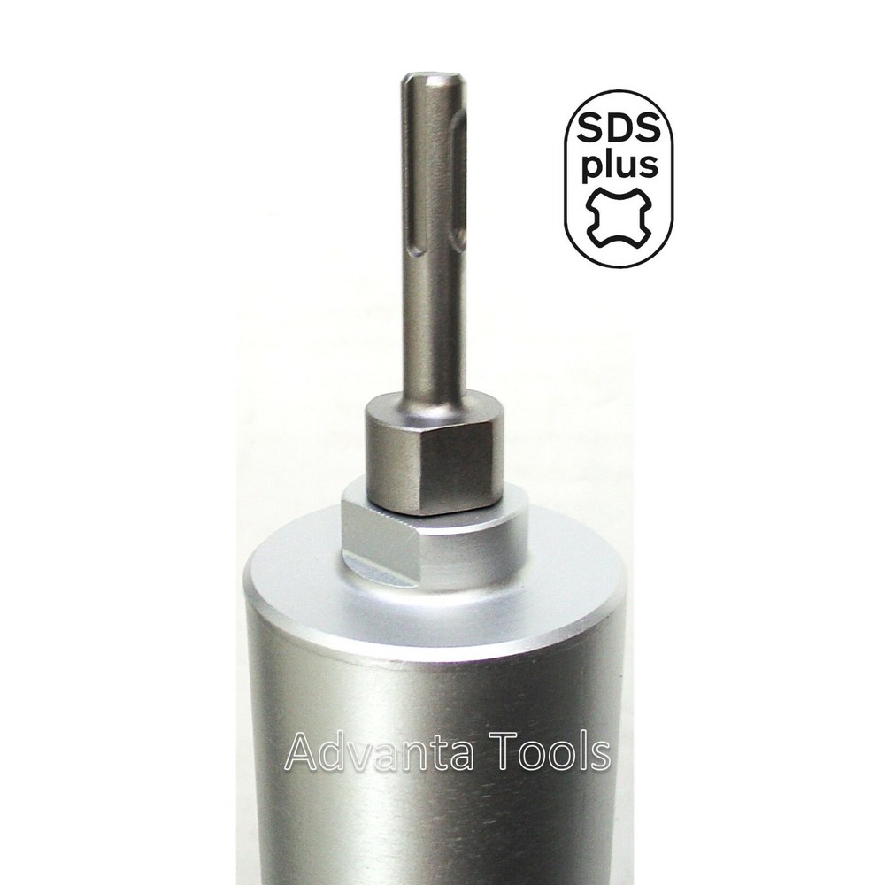 Combo: 3” Dry Diamond Core Drill Bit for Hard Concrete with SDS Plus Adapter