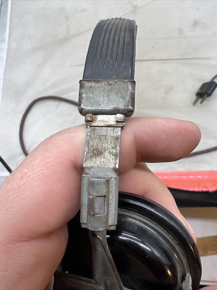WW2 German Panzer Headphone Set Scarce (T367