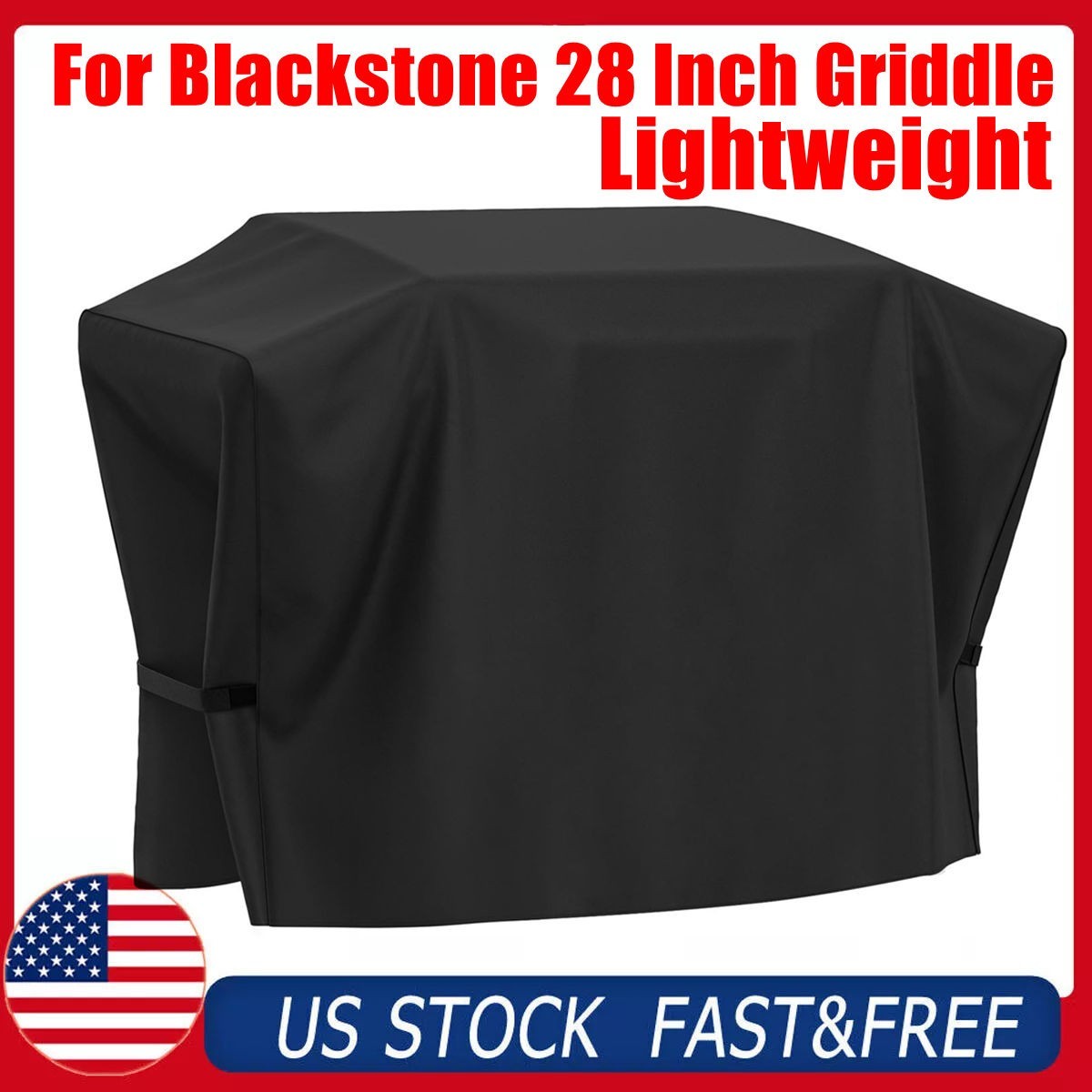 For Blackstone 28" Griddle 5483 Griddle Cover w/ Hood BBQ Cover, Lightweight NEW
