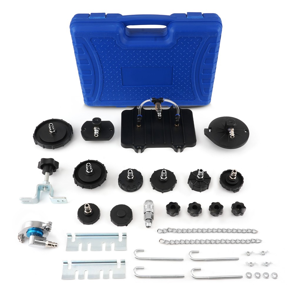 12 pc Brake Bleeder Adapter Set Universal Brake Master Cylinder Bleeder Tool
