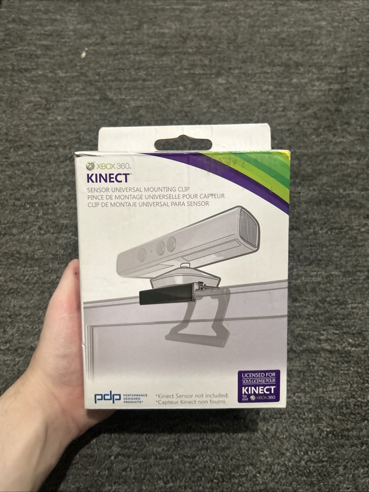 PDP Xbox 360 Kinect Sensor Universal Mounting Clip Microsoft Licensed