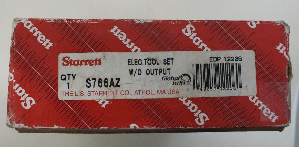 Starrett S766AZ Precision Measuring Tool Kit: 2 Pc Digital Caliper & Micrometer