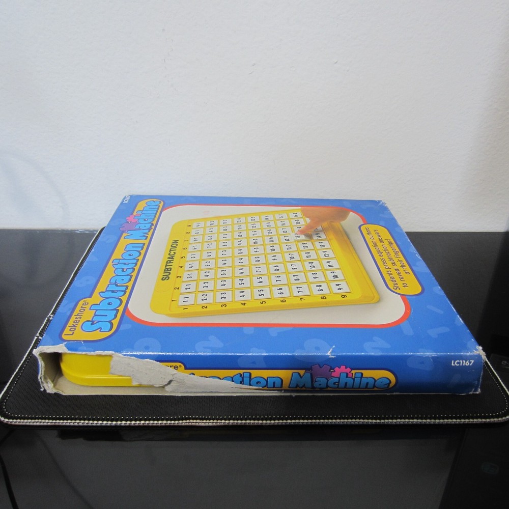 Lakeshore Subtraction Push Button Machine Math Learning Homeschool