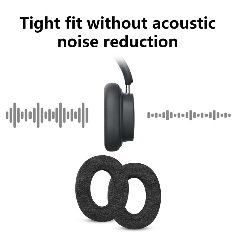 1 Pair Comfortable Sponge Earpad for Dedicated Headphone Noise Isolation