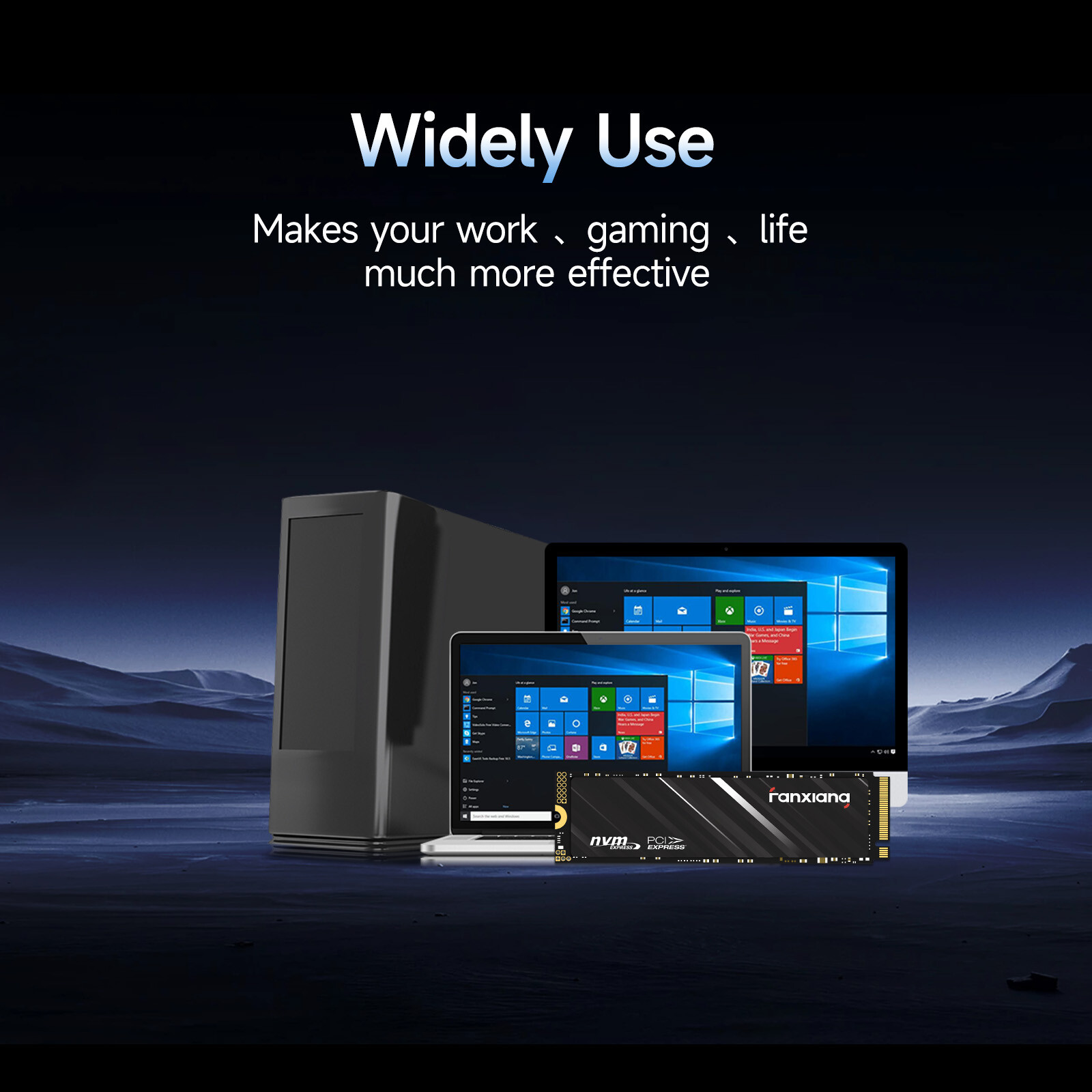 Fanxiang M.2 2280 2TB SSD PCIe Gen 3 X4 NVMe 3D NAND Internal Solid State Drive