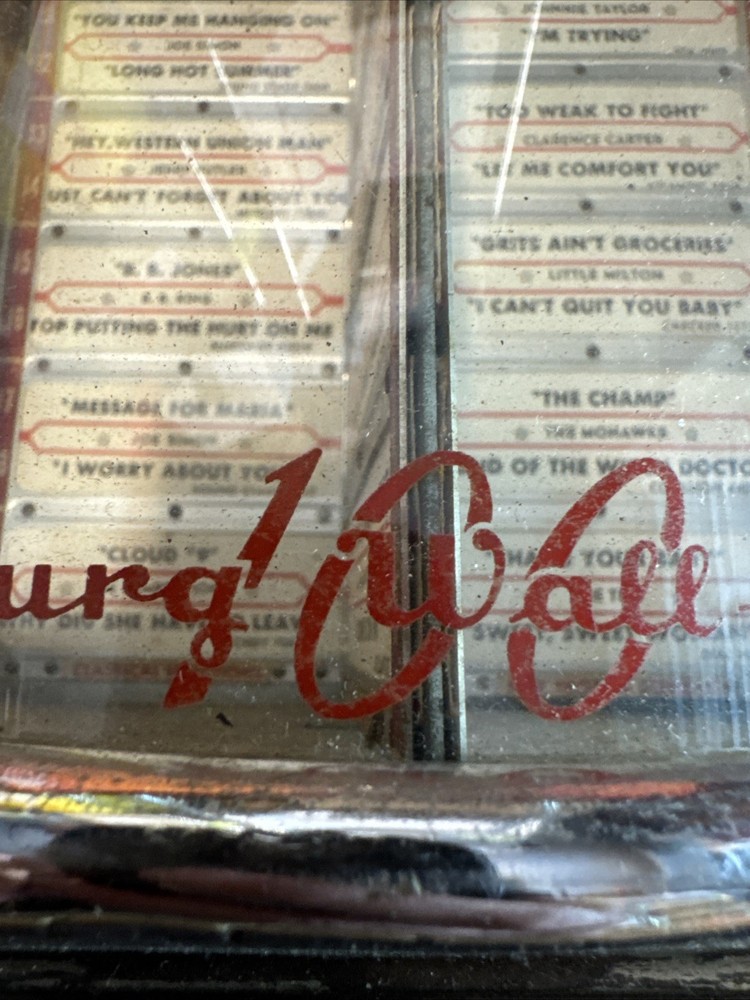 Vintage Seeburg Wall-O-Matic 100 Jukebox Wallbox