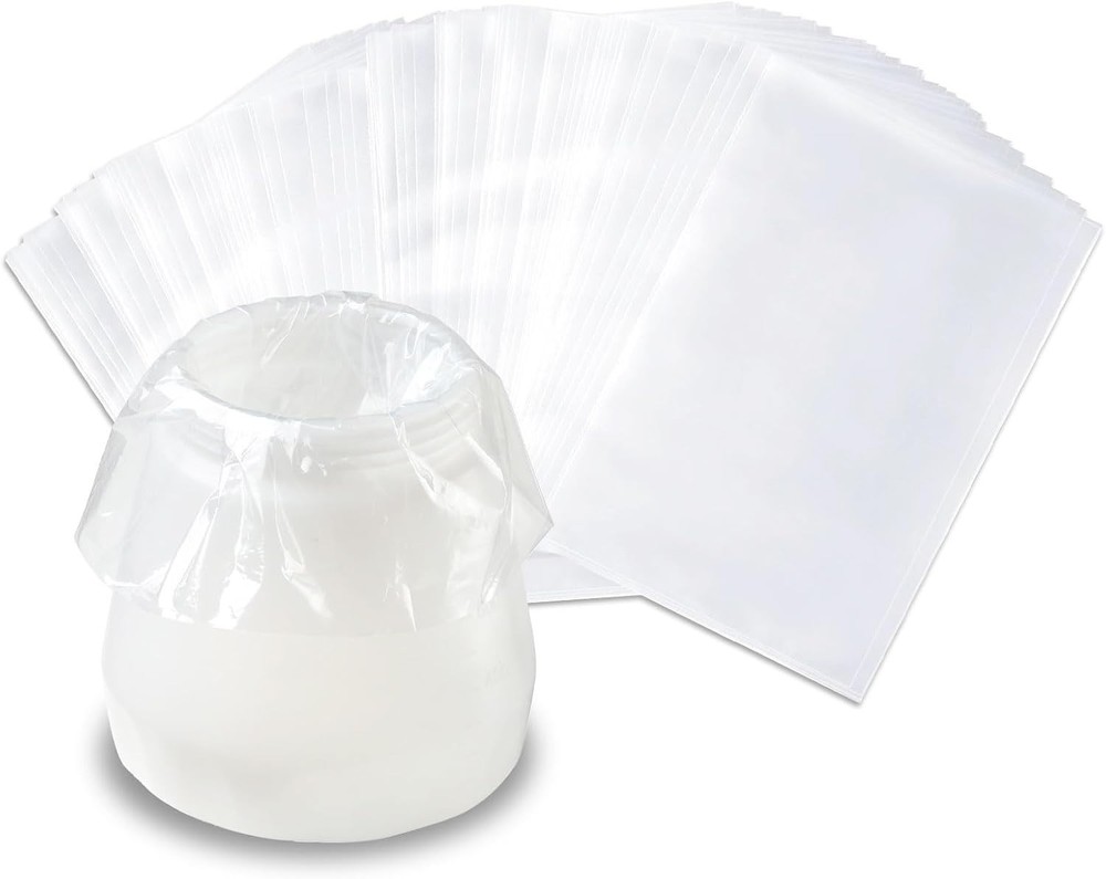 Durable 100-Count Paint Sprayer Bag Liners - 7.8'' x 11.8'' Easy Clean Solution
