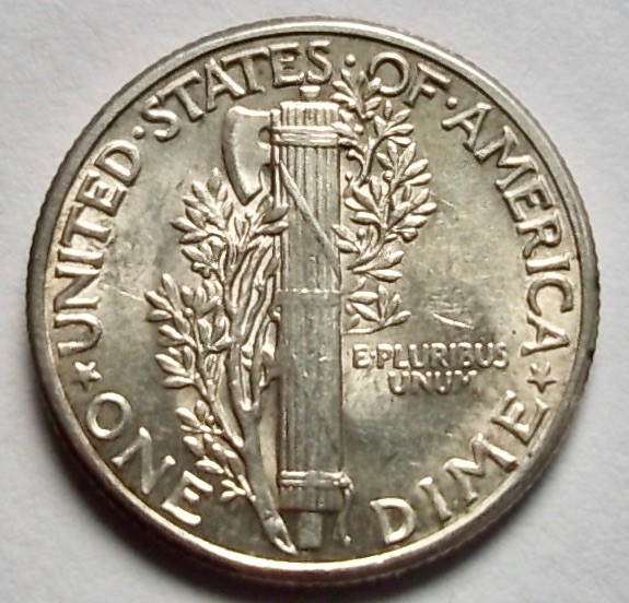 1 - 1945 - P - MERCURY DIME - NICE GRADE