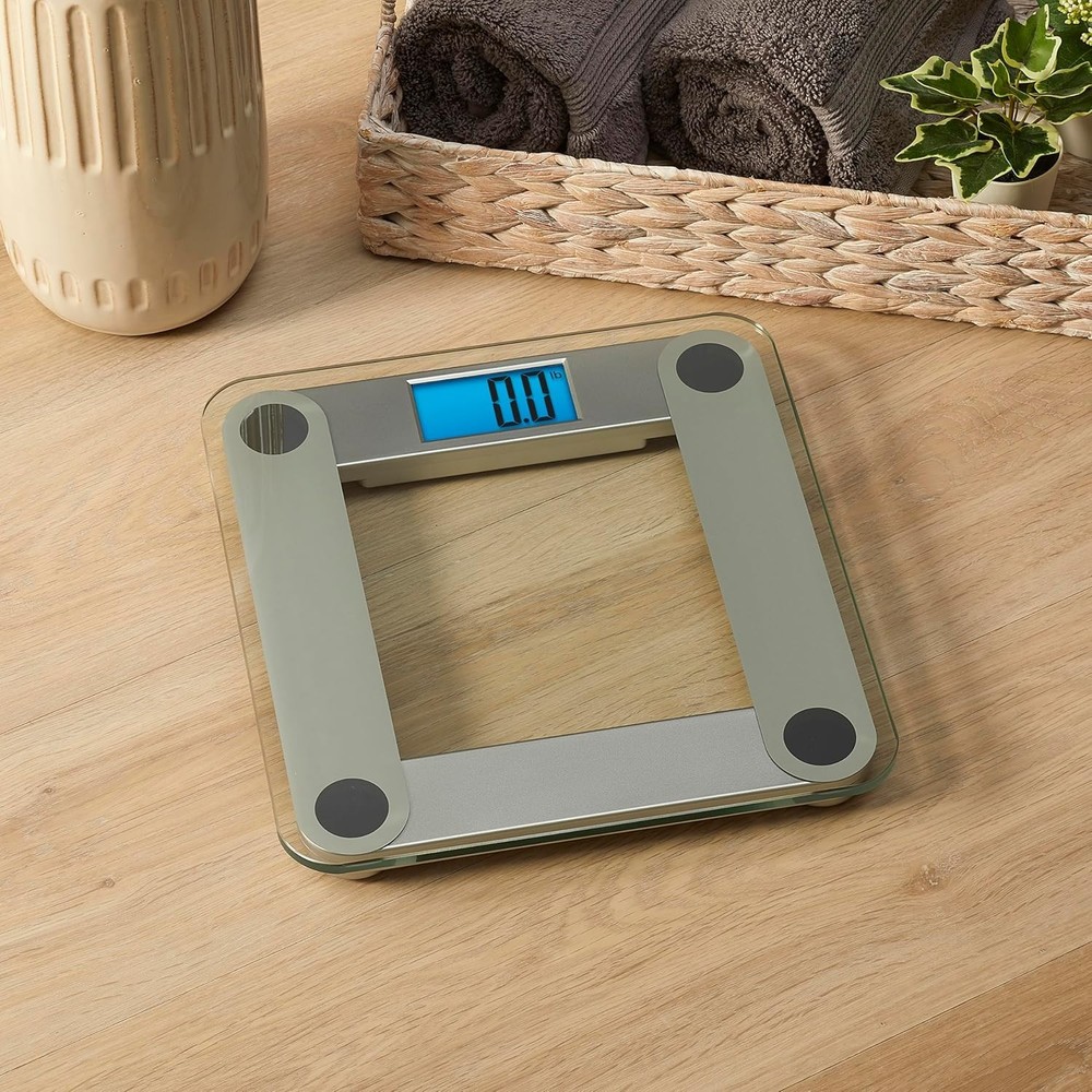 Eat Smart Digital Bathroom Scale - Extra Large Lighted Display, 400 lb Capacity