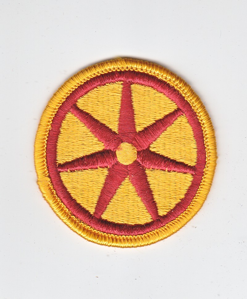 Army Patch: 107th Transportation Brigade - merrowed edge