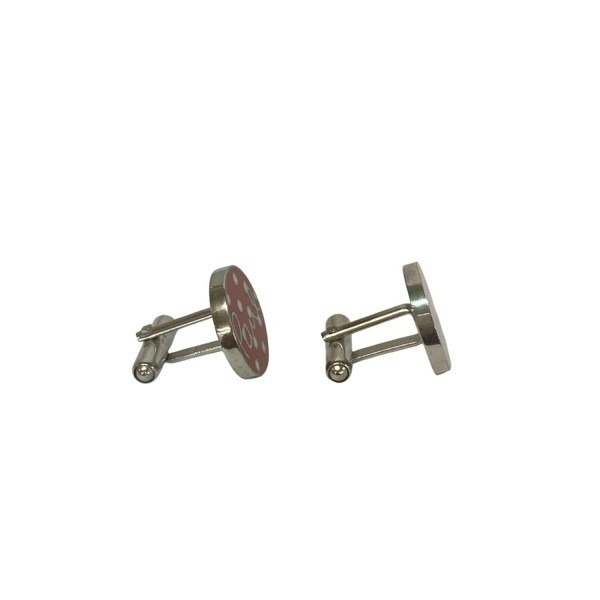 Paul Smith Cufflinks Silver Red Light Blue Dot Pattern Accessories Etc.