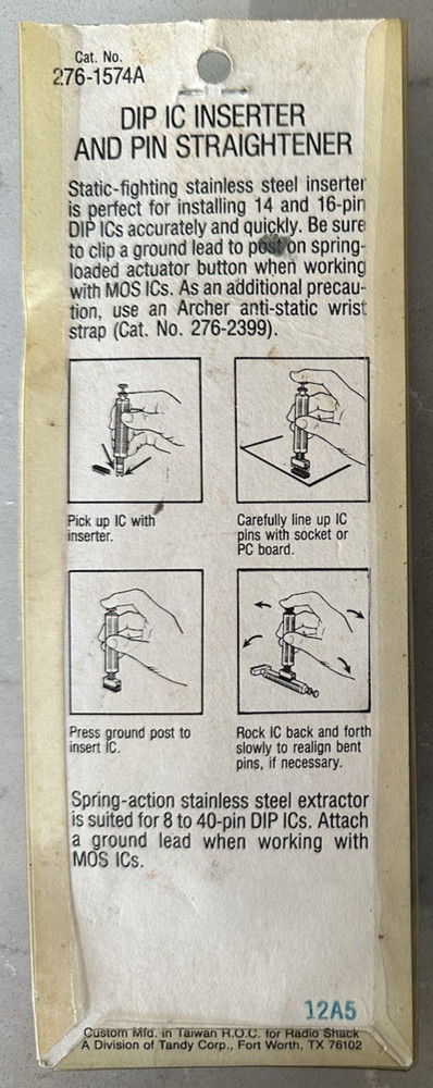 Archer IC Inserter & Extractor Set (NEW)