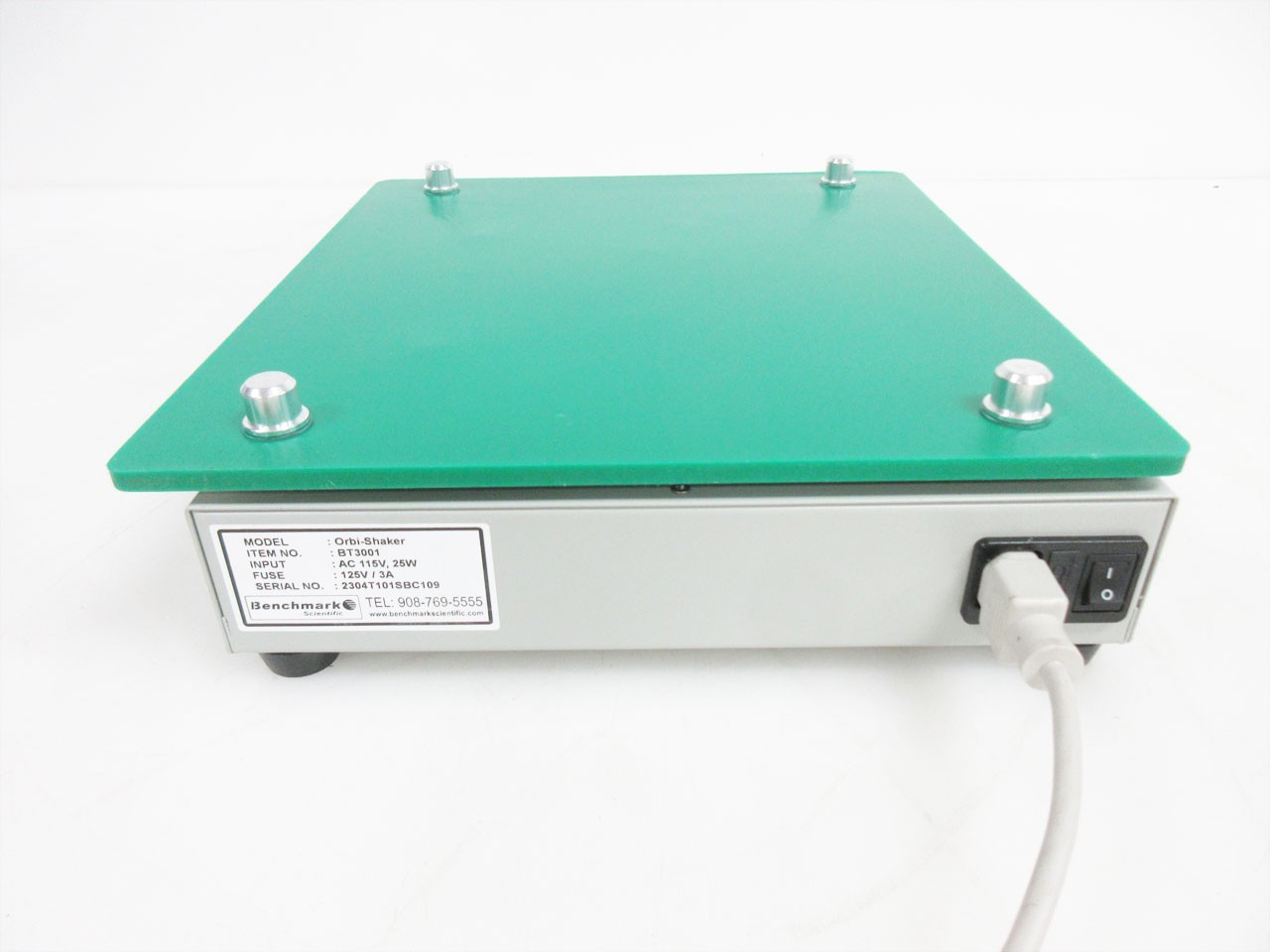BENCHMARK BT3001 ORBI-SHAKER ORBITAL SHAKERTOUCH SCREEN & RUBBER MAT 13"X12"