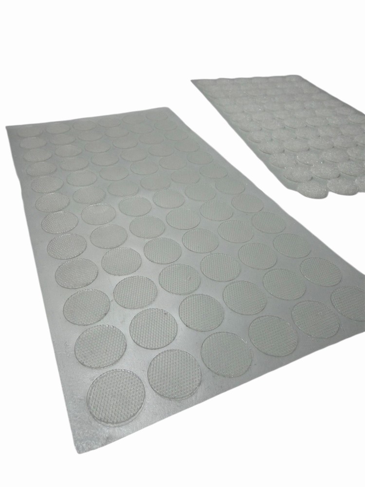 350 Sets- 1.5cm (9/16") Hook & Loop Dots Self Adhesive Round Hook/Loop Fasteners