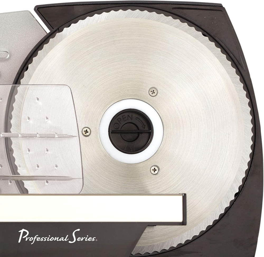 Meat Slicer, Cuts Meat, Cheese, Bread, Fruit & Vegetables, Adjustable Slice Thic