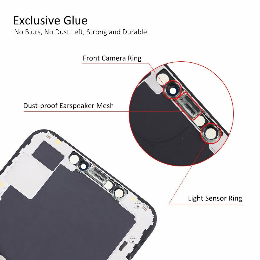 For iPhone XS Max LCD Display Touch Screen Digitizer with True Tone Replacement