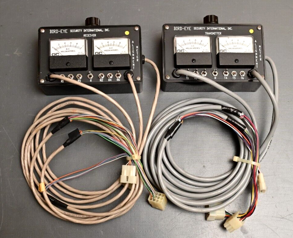 Bird-Eye Security Alignment Meter Transmitter & Receiver Pair Military Test Set