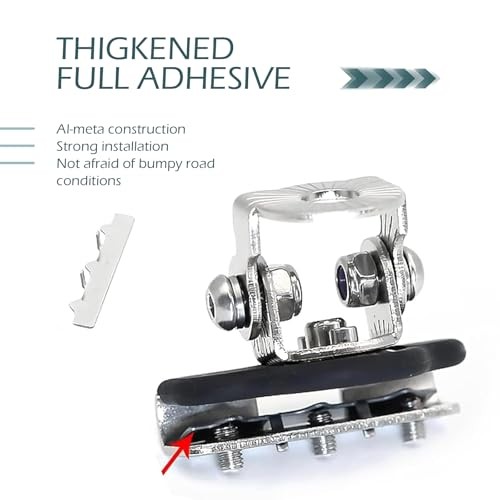 LED Light Bar Mounting Brackets, Adjustable Pillar Hood Work Lamp 2 PCS Silver