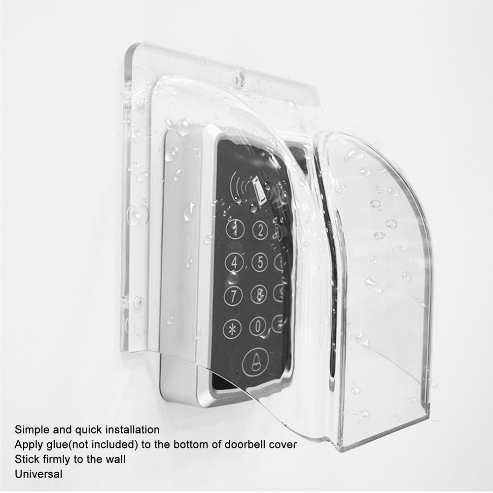 Durable Plastic Doorbell Water Rain Cover For Access Control Popular