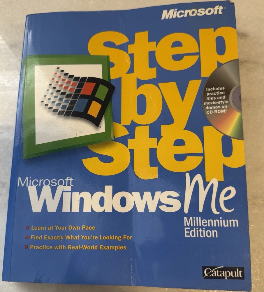 Vintage Y2K 2000 Microsoft Windows Me Millenium Edition - Promotional Step-Up