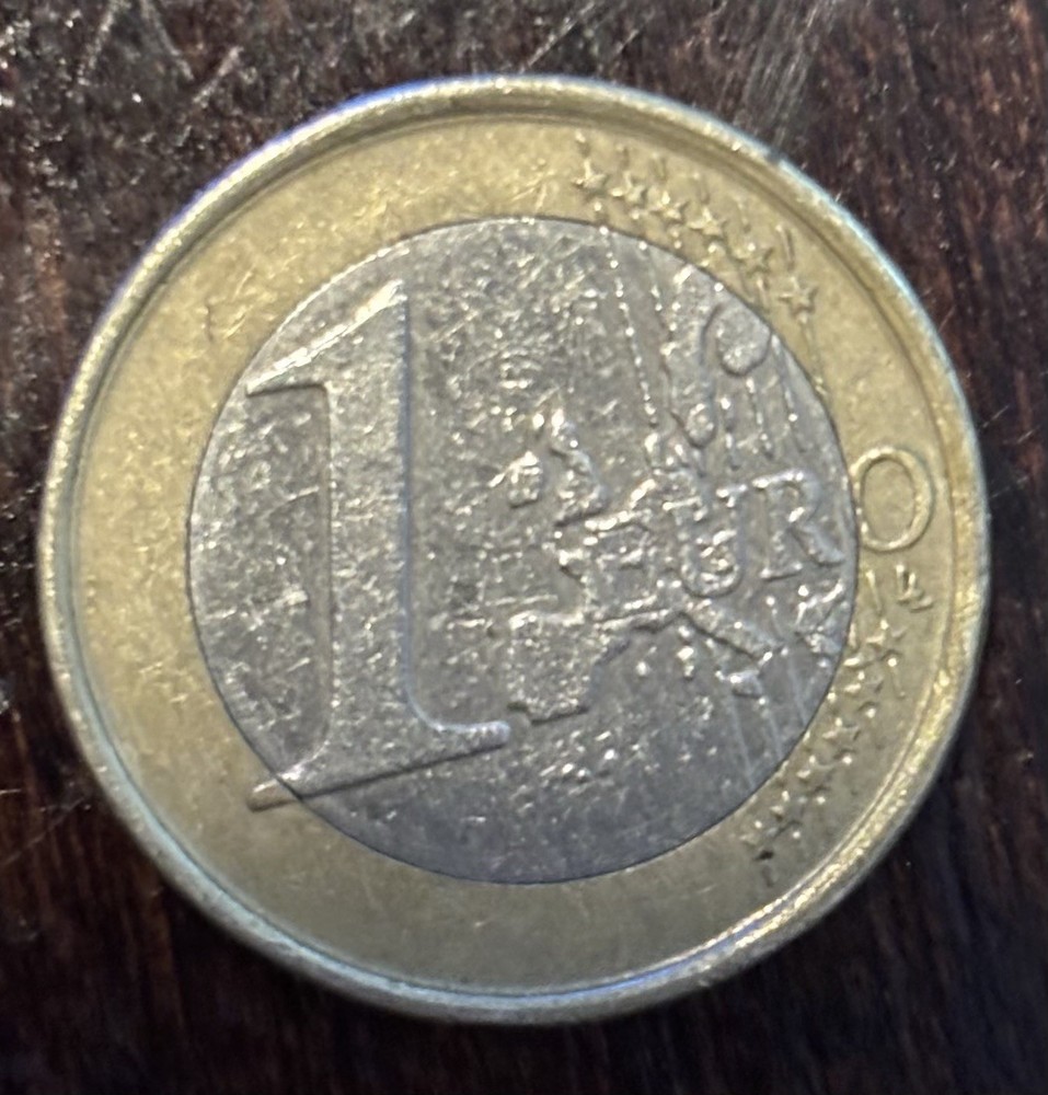 1999 One Euro. King Albert II ***MINT ERROR