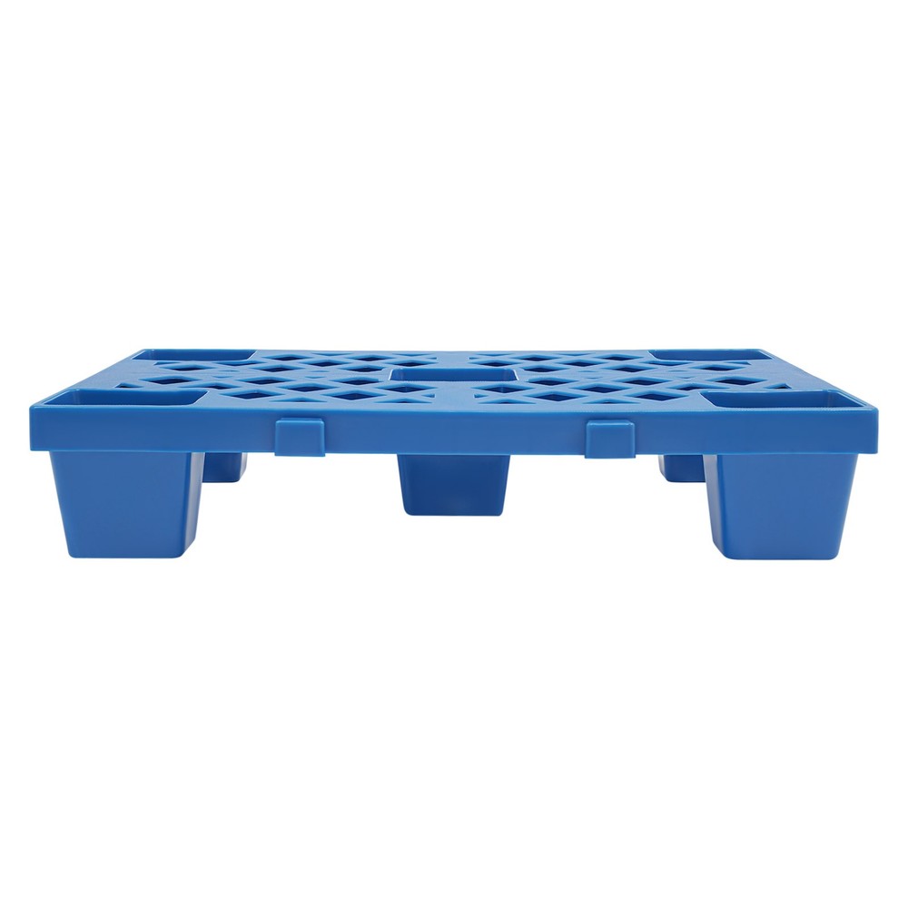4pcs Blue Pallets Moisture-proof Floor Pallet Rectangular Breathable Grid Pallet