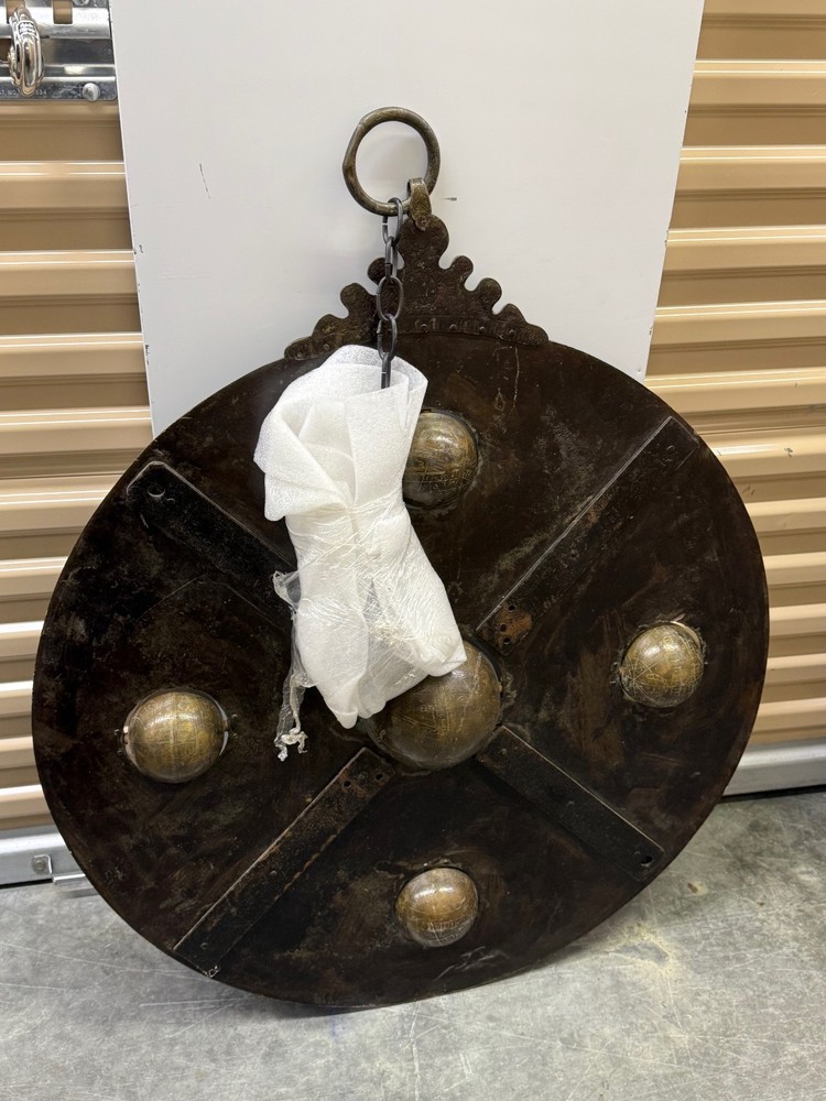 Islamic Cast Bronze Astrolabe with Five Celestial Globes Astronomical Instrument