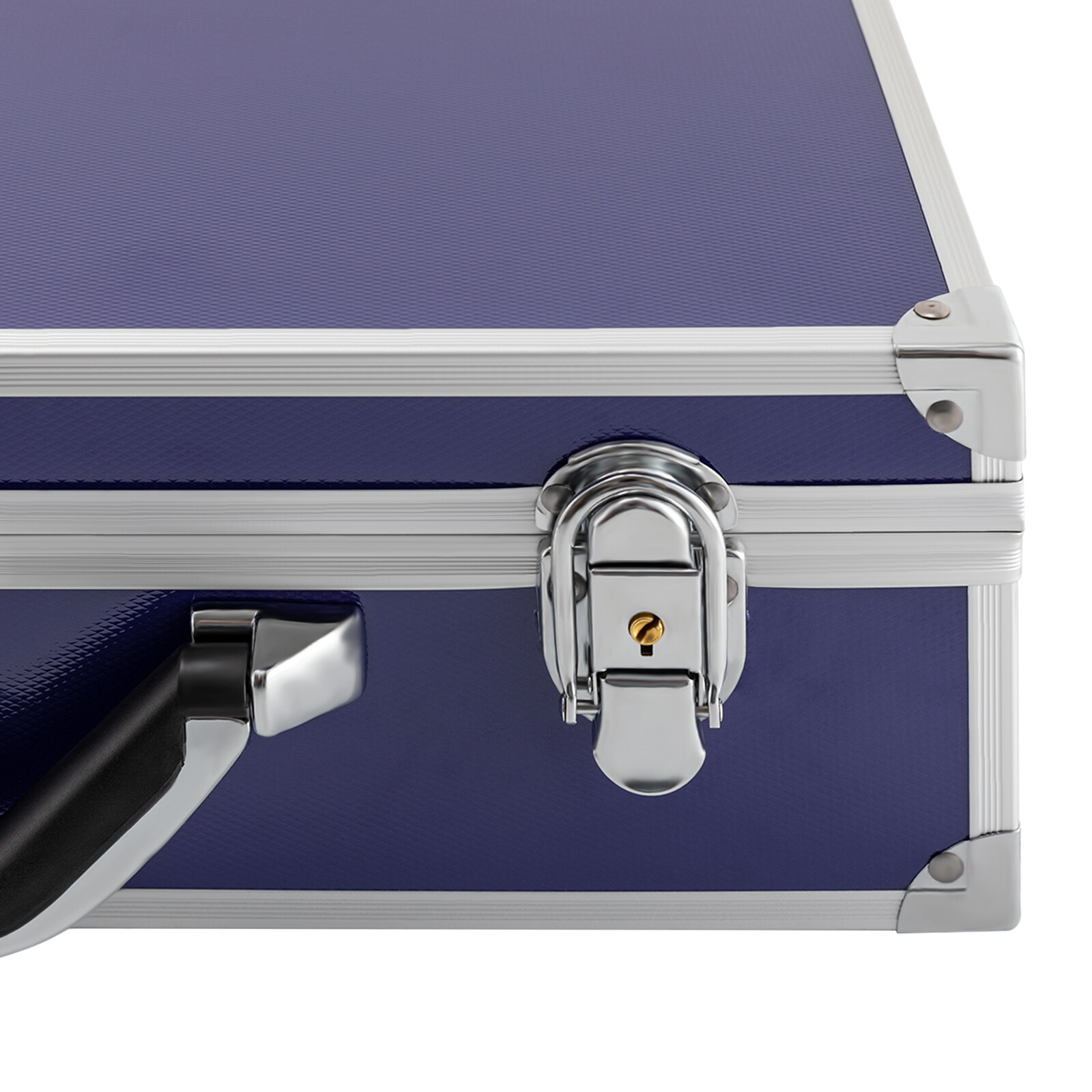 100 Graded Certified Coin Slab Aluminum Blue Storage Travel Box Protector Case