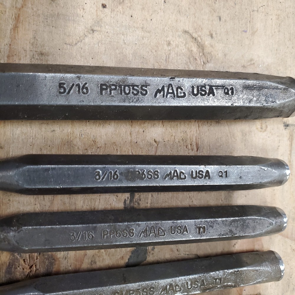 Mac Tools 8pc Pin Punch Set USA