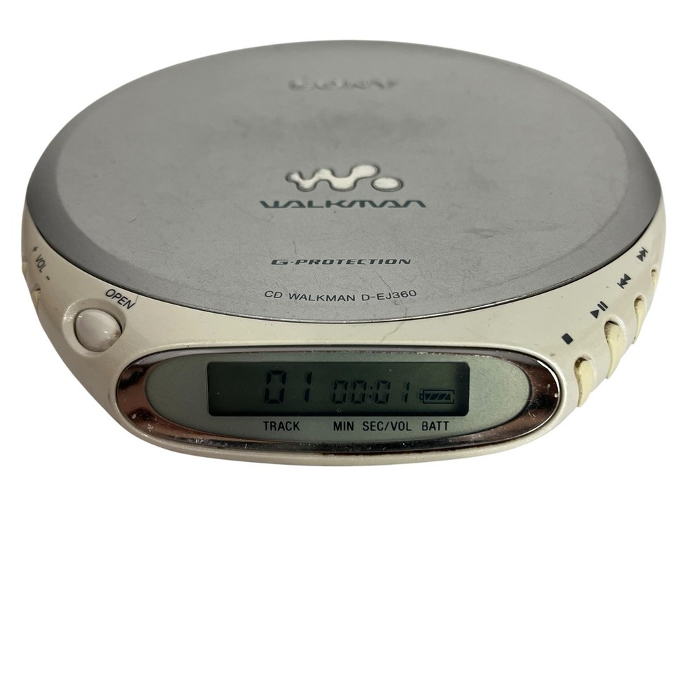 Sony Walkman D-EJ360 Portable CD Player - TESTED Working